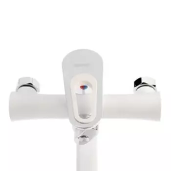 Cмеситель для ванны "Эверест" B22 -274А, однорычажный, белый