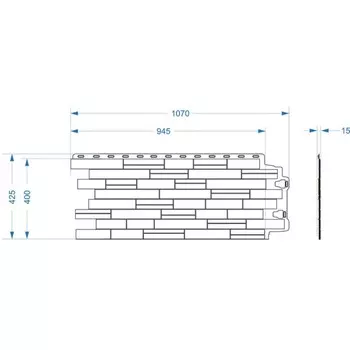 Цокольная панель Dcke STANDARD Эдель Циркон