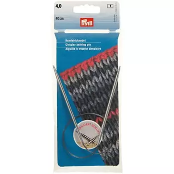 Спицы круговые, латунь, 40 см/4 мм