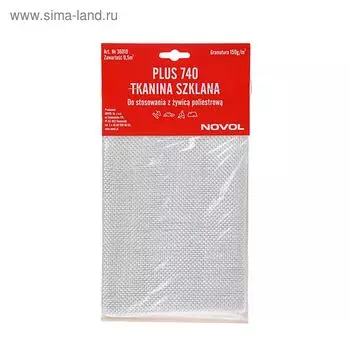 Cтеклоткань NOVOL PLUS 740, плотность 150 г/м2, 0,5 м2 36010