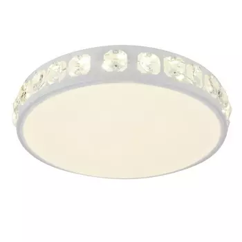 Cветильник, 20Вт, LED, 30x30x5 см, цвет белый