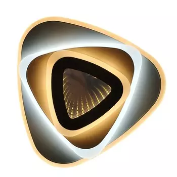 Cветильник, 34Вт, LED, 26x26x6,5 см, цвет белый