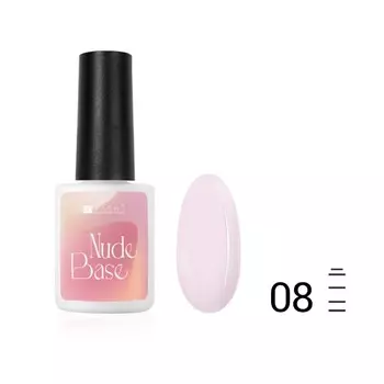 Цветная база Pashe Nude base, №08 розовая жемчужина, 9 мл