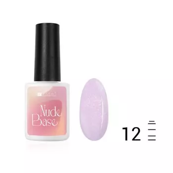 Цветная база Pashe Nude base, №12 лавандовая дымка, 9 мл