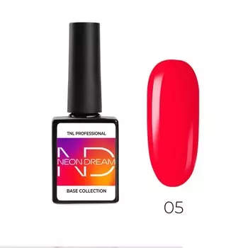 Цветная база TNL Neon dream base, №05 клубничный фреш, 10 мл