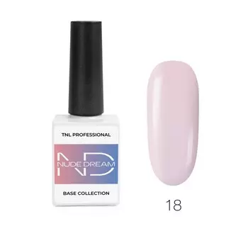 Цветная база TNL Nude dream base, №18 розовая меренга, 10 мл