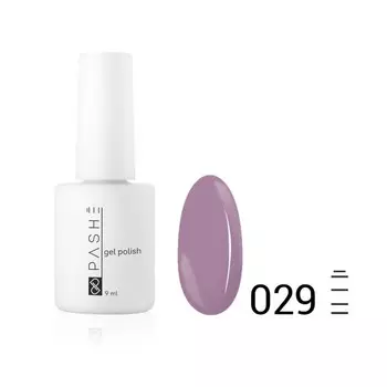 Цветной гель-лак Pashe, №029 лиловые сумерки, 9 мл