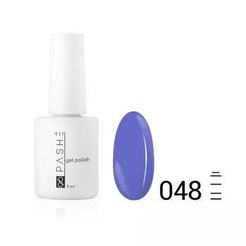Цветной гель-лак Pashe, №048 синяя дымка, 9 мл