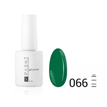 Цветной гель-лак Pashe, №066 изумрудный лес, 9 мл