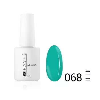 Цветной гель-лак Pashe, №068 перо павлина, 9 мл