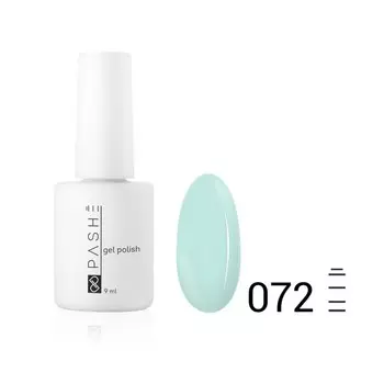 Цветной гель-лак Pashe, №072 мускатная дыня, 9 мл