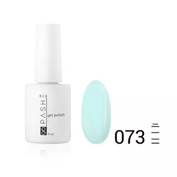 Цветной гель-лак Pashe, №073 светлый циан, 9 мл