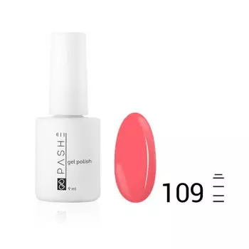 Цветной гель-лак Pashe, №109 брусничный мусс, 9 мл