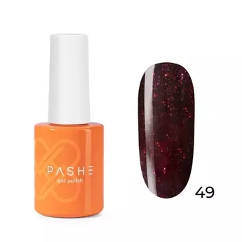 Цветной гель-лак Pashe Atelier, №49 винный бархат, 9 мл