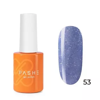 Цветной гель-лак Pashe Atelier, №53 голубая прохлада, 9 мл