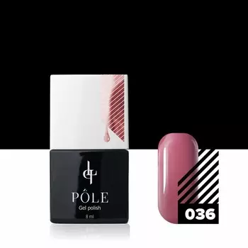 Цветной гель-лак Pole, №036 жжёная сиена, 8 мл