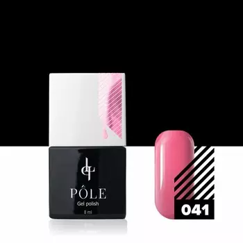 Цветной гель-лак Pole, №041 розовая камелия, 8 мл