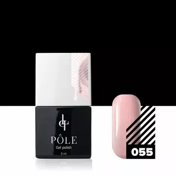 Цветной гель-лак Pole, №055 мерцание розовой лаванды, 8 мл
