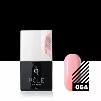 Цветной гель-лак Pole, №064 хрустальная роза, 8 мл