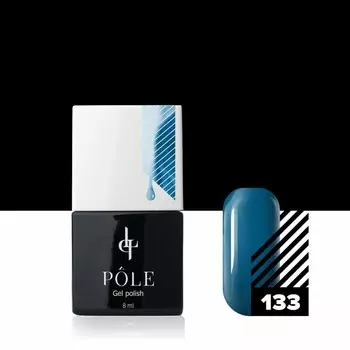 Цветной гель-лак Pole, №133 ледяной дождь, 8 мл