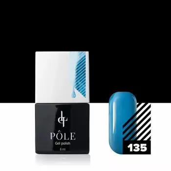 Цветной гель-лак Pole, №135 седьмое небо, 8 мл