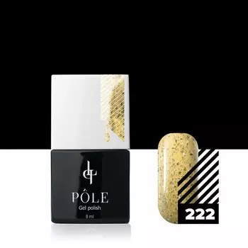 Цветной гель-лак Pole, №222 сказочная пыль, 8 мл