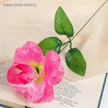 Цветы искусственные «Роза розовая», h=40 см