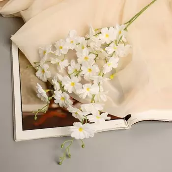 Цветы искусственные "Амариллис" 87 см, белый