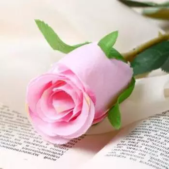 Цветы искусственные «Бутончик розы», 550 см, розовые