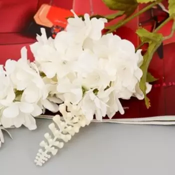 Цветы искусственные "Дельфиниум PINC PRINCESS" 75 см, белый