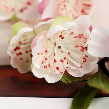 Цветы искусственные "Фаленопсис" 54 см, белый