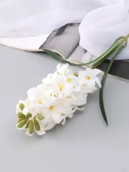 Цветы искусственные «Гиацинт галант», 665 см, белые