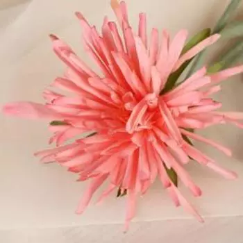 Цветы искусственные "Глобулярия" 9х70 см, розовый