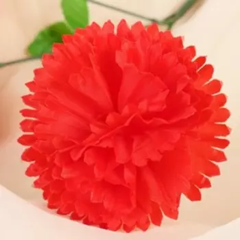 Цветы искусственные «Гвоздика трио», 1158 см, красные