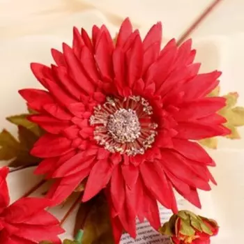 Цветы искусственные "Эхинацея" 58 см, красный