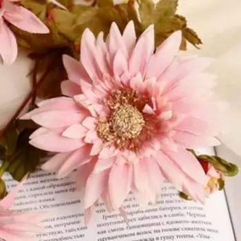 Цветы искусственные "Эхинацея" 58 см, розовый