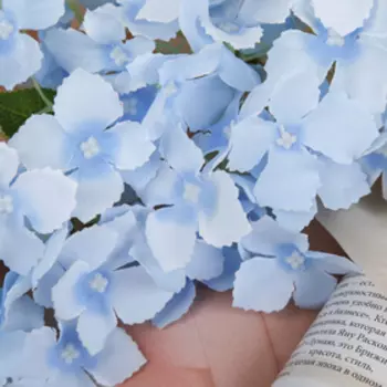 Цветы искусственные "Кассия" 5х100 см, голубой