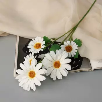 Цветы искусственные «Космея леди галант», 578 см, белые