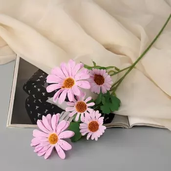 Цветы искусственные «Космея леди галант», 578 см, сиреневые