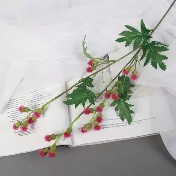 Цветы искусственные «Мимоза садовая люкс», h=60 см, сиреневые