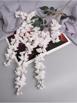 Цветы искусственные «Наперстянка бреди», h=97 см, белые