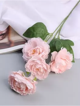 Цветы искусственные «Пион галант колор», 7410 см, розовые