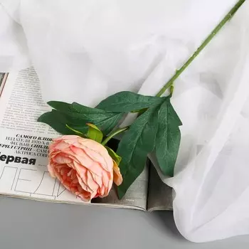 Цветы искусственные «Пион Пижон», h=45 см, d=8 см, розовые