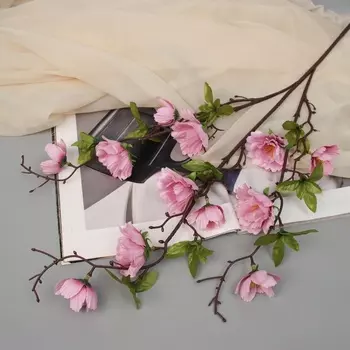 Цветы искусственные «Пионы древовидные», 706 см, розовые