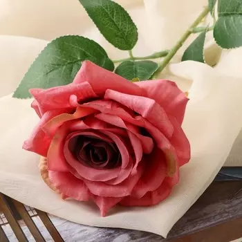 Цветы искусственные «Роза Гран При», 856 см, пепельно-розовые