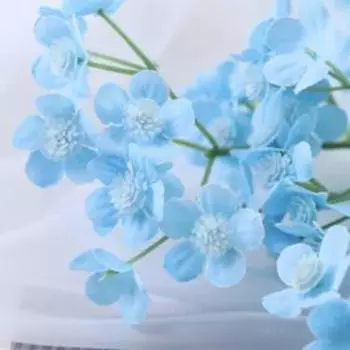 Цветы искусственные "Силена" 2х60 см, голубой