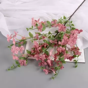 Цветы искусственные «Свинчатка плюмбаго», h=87 см, сиреневые