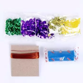 Цветы из пайеток «Люпин»