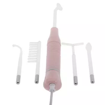 Дарсонваль Gezatone BP-7000, 5 насадок, для лица, тела и волос, розовый