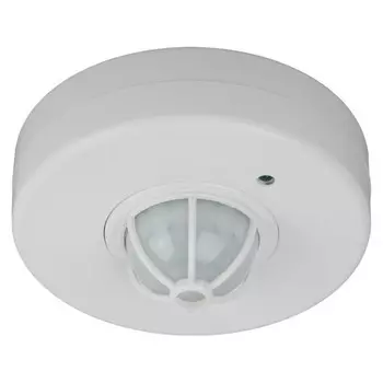 Датчик движения «Эра» Б0043793, 360°, 1200Вт, 6м, цвет белый